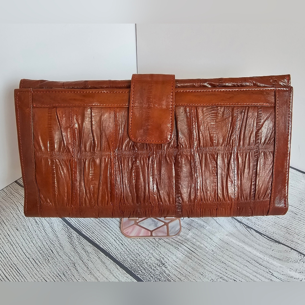 Vintage Eel Skin Clutch / Wallet